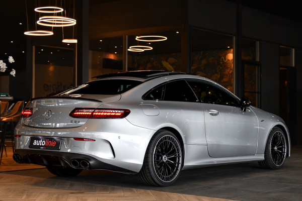 Mercedes-Benz E-Klasse Coupé AMG 53 4MATIC+. Pano, Luchtv, Memory, Distro+, Burm, Camera, Dodeh, CarPlay!