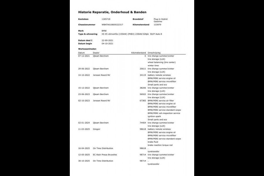 BMW X5 xDrive45e CARPLAY / CAMERA / DEALER ONDERHOUDEN /  LEER / STOELVERWARMING / BLACK ON BLACK