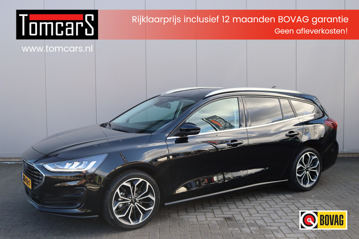 Ford FOCUS Wagon 155PK EcoB. Hybrid Automaat Titanium X Trekhaak/Leder/Elektr.-klep/Adapt.-cruise