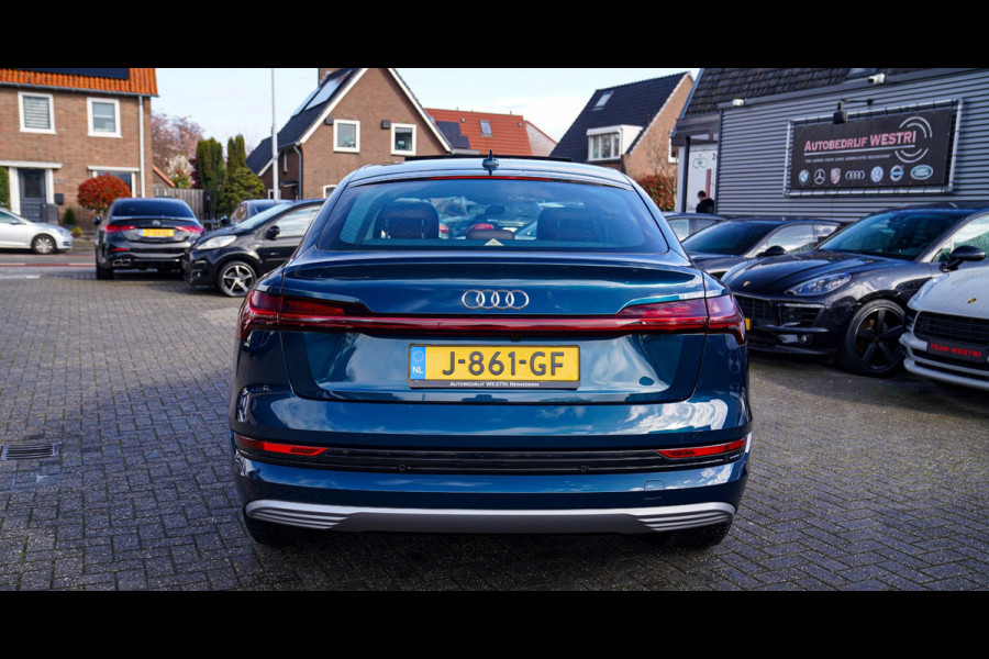Audi e-tron Sportback 55 quattro Business edition Plus 95 kWh | Panorama | Luxe Leder | Adaptieve cruise | Memory | Clima achter