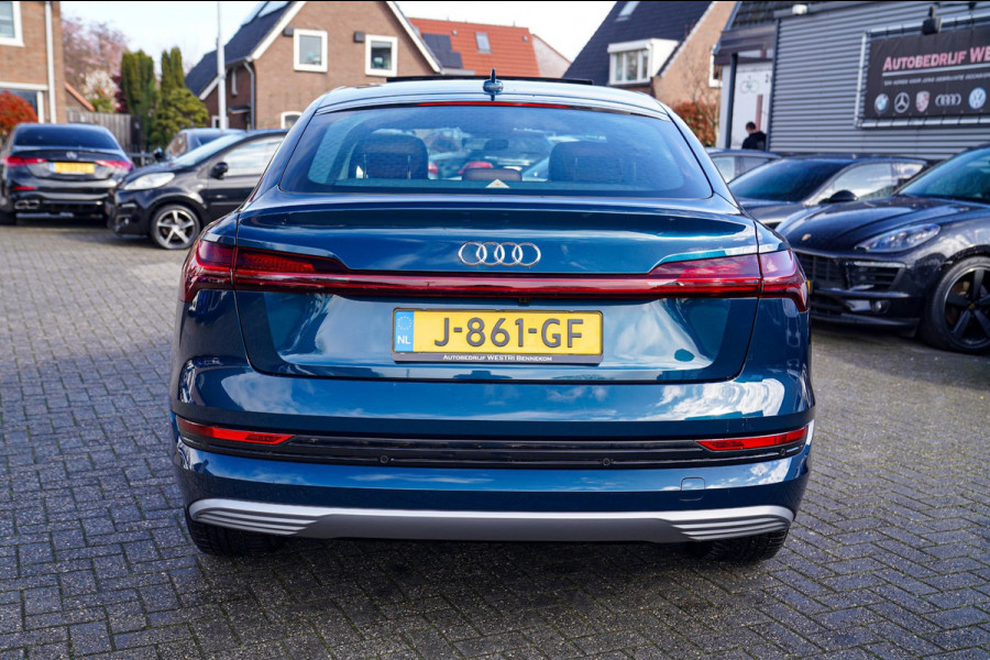 Audi e-tron Sportback 55 quattro Business edition Plus 95 kWh | Panorama | Luxe Leder | Adaptieve cruise | Memory | Clima achter