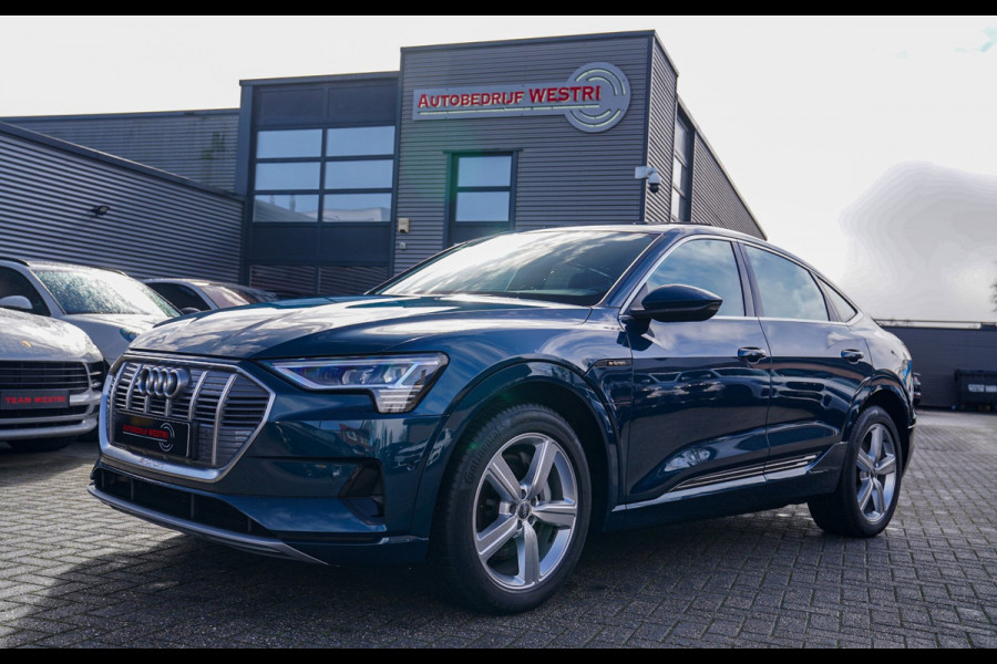 Audi e-tron Sportback 55 quattro Business edition Plus 95 kWh | Panorama | Luxe Leder | Adaptieve cruise | Memory | Clima achter