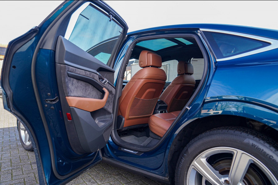 Audi e-tron Sportback 55 quattro Business edition Plus 95 kWh | Panorama | Luxe Leder | Adaptieve cruise | Memory | Clima achter