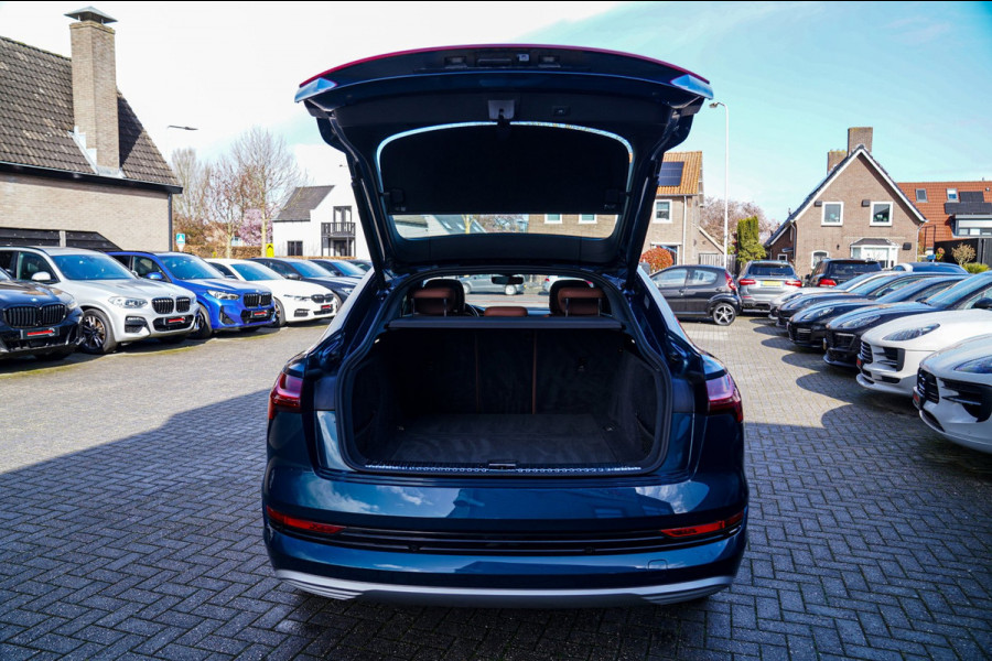 Audi e-tron Sportback 55 quattro Business edition Plus 95 kWh | Panorama | Luxe Leder | Adaptieve cruise | Memory | Clima achter