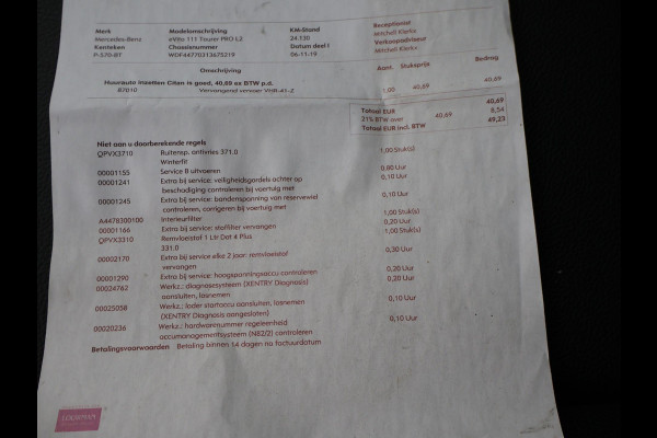 Mercedes-Benz EVITO TOURER PRO L2 7-PERS. *MARGE* + 2 ELEKTR. SCHUIFDEUREN | LEDER | STOELVERW. | CAMERA | NAVIGATIE