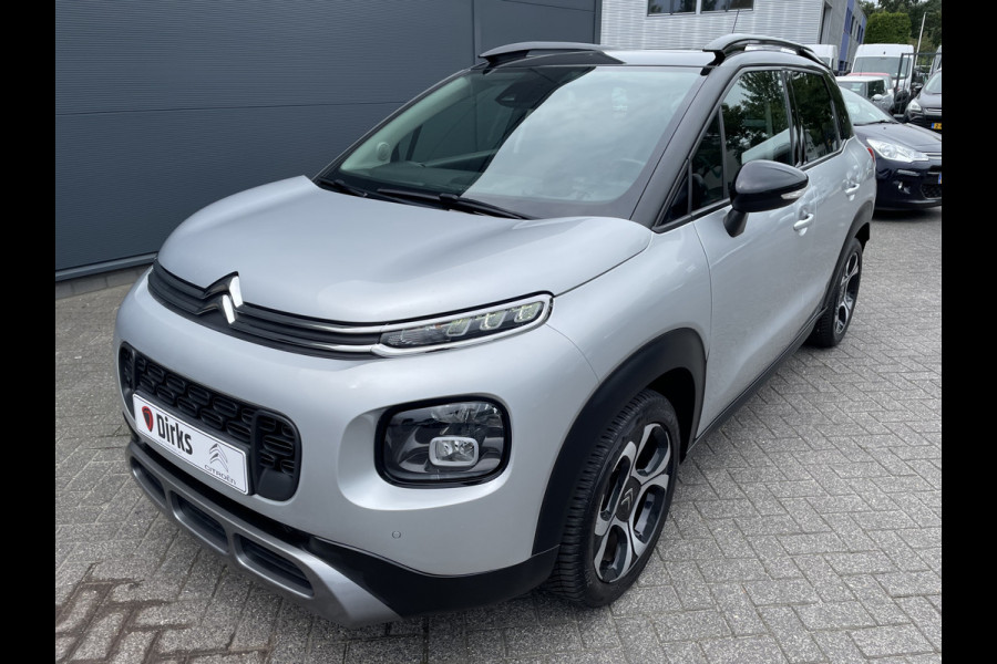 Citroën C3 Aircross 110pk Shine (Elektrisch Schuifdak - Leder incl stoelverwarming - Keyless Entry - Camera - HiFi - Parkeersensoren V+A - 17"incl 4