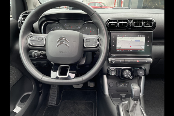 Citroën C3 Aircross 110pk Shine (Elektrisch Schuifdak - Leder incl stoelverwarming - Keyless Entry - Camera - HiFi - Parkeersensoren V+A - 17"incl 4