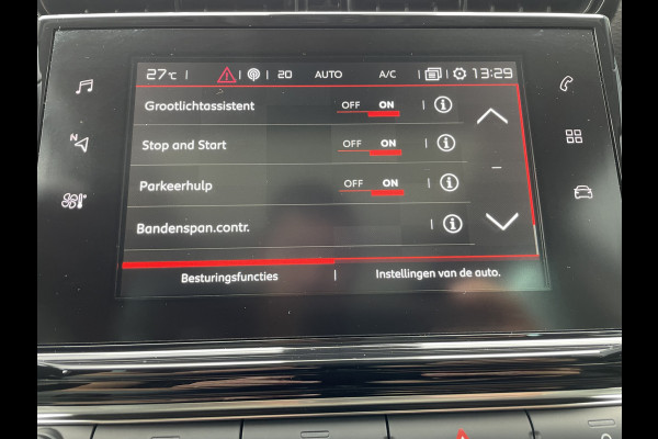 Citroën C3 Aircross 110pk Shine (Elektrisch Schuifdak - Leder incl stoelverwarming - Keyless Entry - Camera - HiFi - Parkeersensoren V+A - 17"incl 4