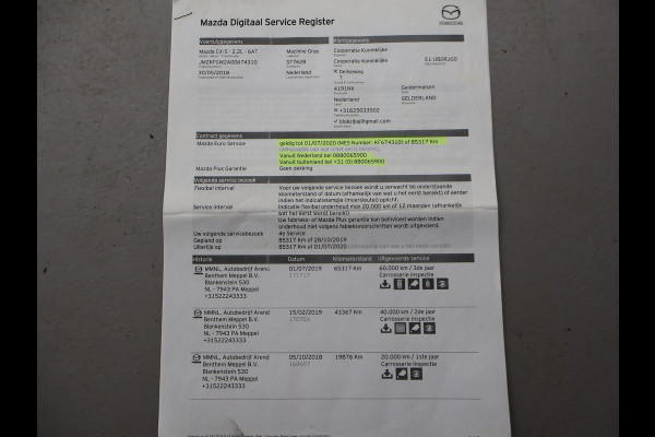 Mazda CX-5 2.2D SKY-ACTIV-D 175 PK GT-M 4WD AUT. + LEDER | SCHUIFDAK | BOSE | CAMERA | TREKHAAK