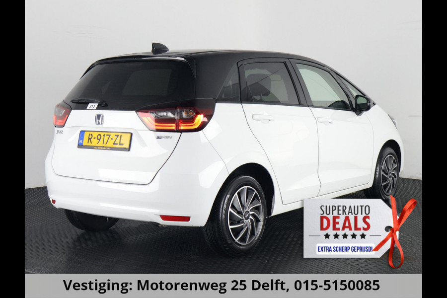 Honda Jazz 1.5 HEV AUTOMAAT ELEGANCE 1e EIG . GARANTIE 2033* STOELVERWARMING . CRUISE CONTROL . BLUETOOTH . ELEKTRISCHE RAMEN V+A