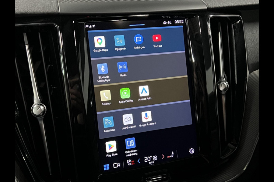 Volvo XC60 2.0 T6 Plug-in hybrid AWD Plus Dark Trekhaak | Adapt. cruise | Open dak | Stuur-/stoelverwarming | Achteruitrij camera | Memory | Carplay