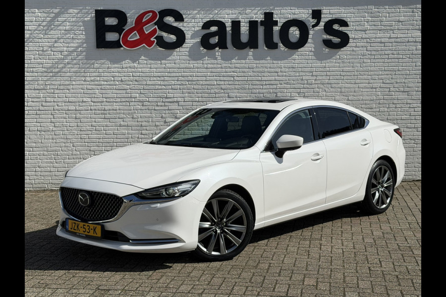 Mazda 6 2.0 SkyActiv-G Automaat Camera+Pdc Sunroof Stoel-Stuurverwarming Cruise Leder Memory Seats