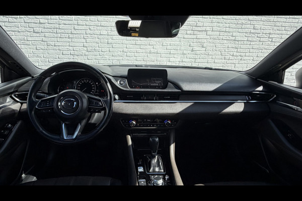 Mazda 6 2.0 SkyActiv-G Automaat Camera+Pdc Sunroof Stoel-Stuurverwarming Cruise Leder Memory Seats