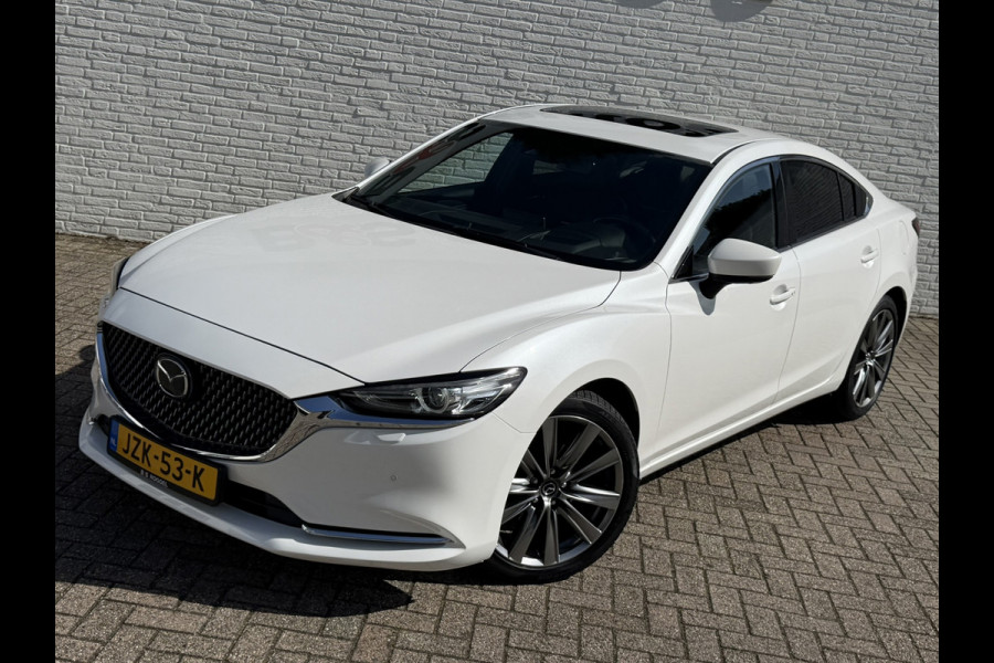 Mazda 6 2.0 SkyActiv-G Automaat Camera+Pdc Sunroof Stoel-Stuurverwarming Cruise Leder Memory Seats