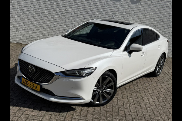 Mazda 6 2.0 SkyActiv-G Automaat Camera+Pdc Sunroof Stoel-Stuurverwarming Cruise Leder Memory Seats