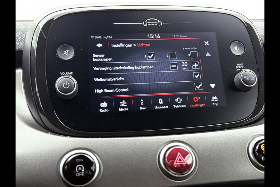 Fiat 500X 1.3 GSE Sport (Goed OnderH, Navi, Camera, StoelV, ParkeerS V+A, Keyless, Cruise Con Adpt, App Connect, Etc)