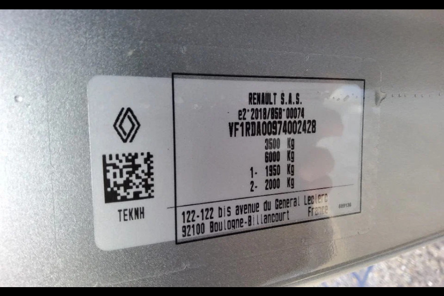 Renault Master 170.35 L2H2 - V-91-LFD - GESLOTEN GRIJS METALLIC - EURO 6 - BPM VRIJ!