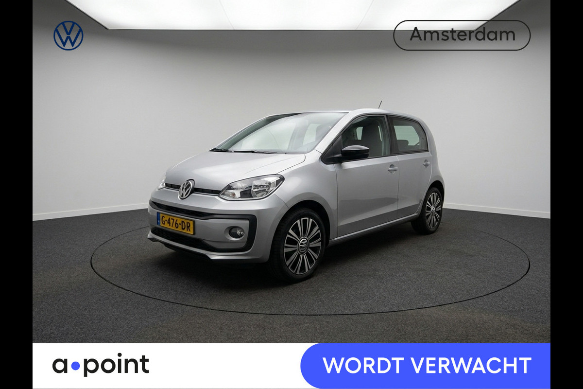 Volkswagen up! 1.0 BMT high up! 60 pk | Navigatie via App | Autom. airco | Cruise control | Parkeersensoren achter | Achteruitrijcamera | Stoelverwarming |