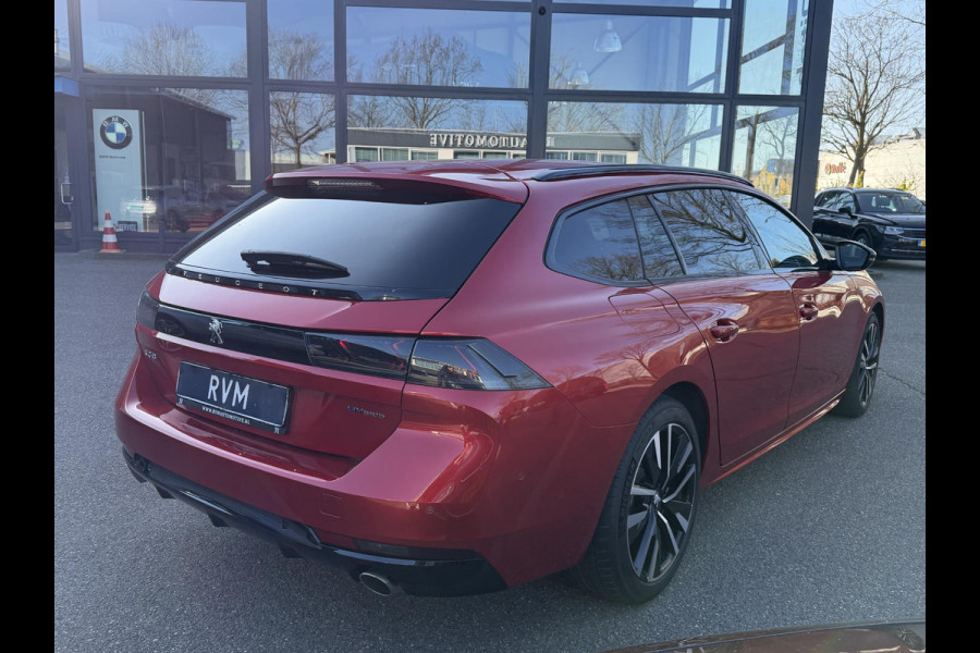 Peugeot 508 SW 1.6 HYbrid GT Pack Business VAN € 28.900,- VOOR € 25.877,- UW LENTEVOORDEEL: € 3.023,-! | FULL OPTIONS | ADAPTIEVE CRUISE CONTROL | FOCAL AUDIO | 360 CAMERA | STOELVERWARMING | DEALER ONDERHOUDEN | ELEKTRISCHE KOFFERBAK | RIJKLAAR MET 12 MND BOVAG GARANTIE |