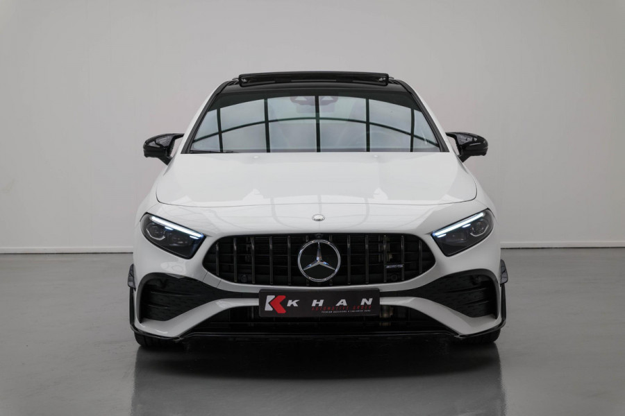 Mercedes-Benz A-Klasse AMG 35 4MATIC |Bomvoll!|Pano|Kuipstoelen|360Camera|HUD|Memory|ACC|Dodehoek|