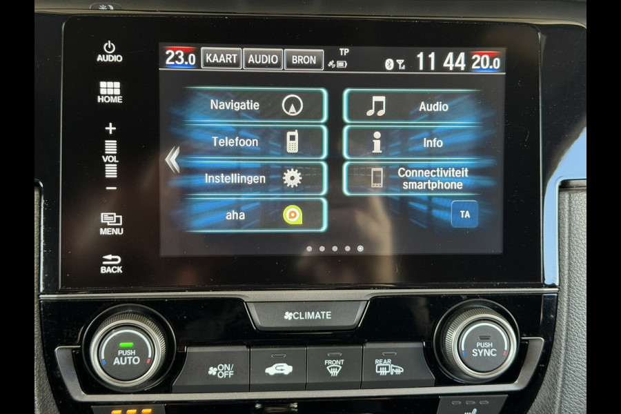 Honda Civic 1.0 i-VTEC PDC+Camera Clima Navigatie Stoelverwarming Adapt cruise Lane assist Dab+