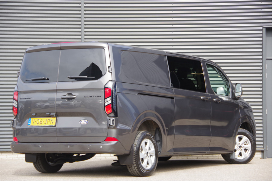 Ford Transit Custom 300 2.0 TDCI L2 Limited DC-5P, LED, KEYLESS, STOELVERWARMING, VOORRUIT VERWARMING, CAMERA, NAVI, CRUISE, LEDER MF STUUR, DUBBEL