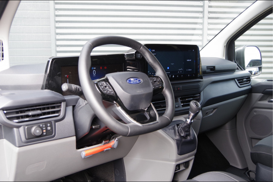 Ford Transit Custom 300 2.0 TDCI L2 Limited DC-5P, LED, KEYLESS, STOELVERWARMING, VOORRUIT VERWARMING, CAMERA, NAVI, CRUISE, LEDER MF STUUR, DUBBEL