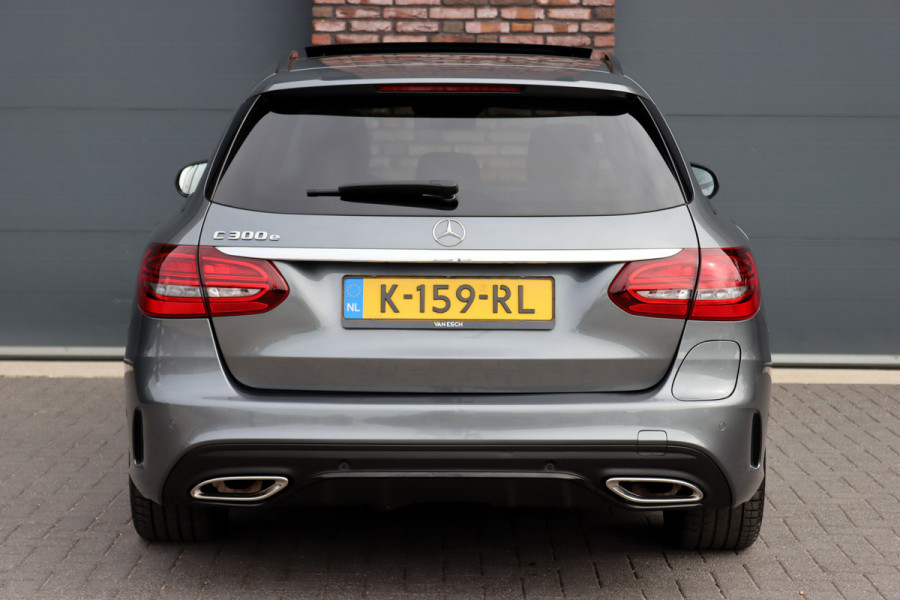 Mercedes-Benz C-Klasse Estate 300 e Business Solution AMG | Luchtvering | Panoramadak | Burmester | Memory | Camera | Spoorpakket | Dodehoekassistent | Multibeam LED | Sfeerverlichting |