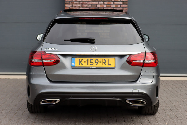 Mercedes-Benz C-Klasse Estate 300 e Business Solution AMG | Luchtvering | Panoramadak | Burmester | Memory | Camera | Spoorpakket | Dodehoekassistent | Multibeam LED | Sfeerverlichting |