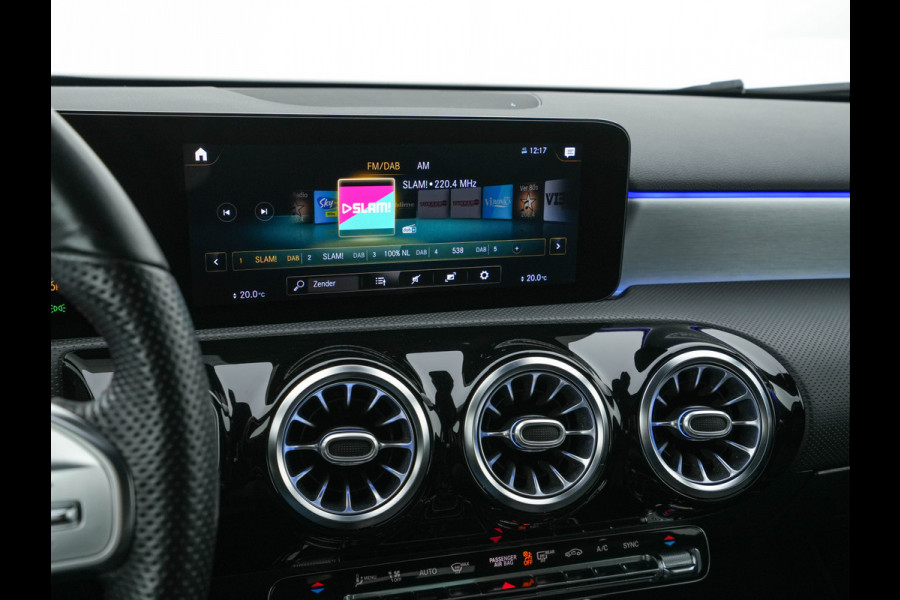 Mercedes-Benz A-Klasse 160 AMG-Sportpack Business-Solution (INCL-BTW) *WIDESCREEN-DIGI-COCKPIT | FULL-LED | LEATHER-MICROFIBRE | CAMERA | DYNAMIC-SELECT | CRUISE | HEATED-SPORTSEATS | PRIVACY-GLASS | DAB | AMBIENT-LIGHT | 18"ALU*