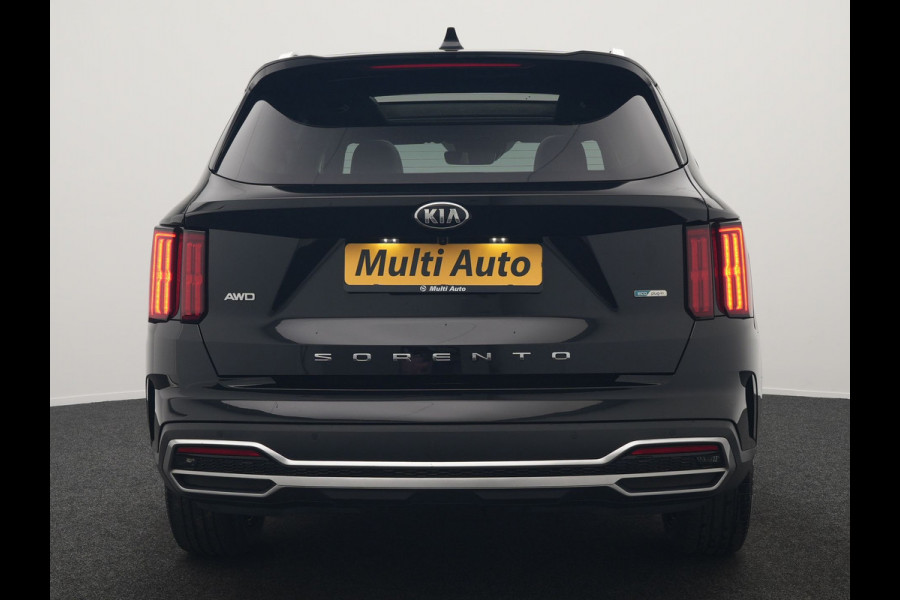 Kia Sorento 1.6 T-GDI 4WD ExecutiveLine PHEV 265pk Dealer O.H. | Trekhaak Afn. | Panodak | Adaptive Cruise | Head Up | Luxe Lederen Comfortstoelen Memory & Ventilatie | 360 Camera | Bose Sound | Stoelen & Stuur Verwarmd | Blis | Keyless | Plug In Hybrid