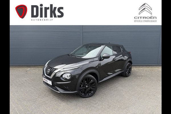 Nissan Juke 115pk Enigma (Camera - Stoel-/- voorruitverwarming - LED - Keyless Entry - 19"- Automatische Airco - Navigatie)
