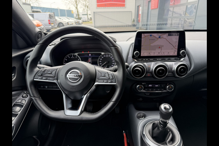 Nissan Juke 115pk Enigma (Camera - Stoel-/- voorruitverwarming - LED - Keyless Entry - 19"- Automatische Airco - Navigatie)