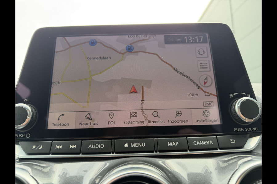 Nissan Juke 115pk Enigma (Camera - Stoel-/- voorruitverwarming - LED - Keyless Entry - 19"- Automatische Airco - Navigatie)