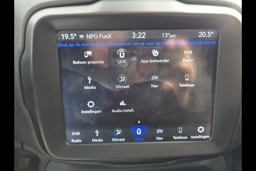 Jeep Renegade 1.4 MultiAir Night Eagle II | 1E EIGENAAR | 12MND GARANTIE | NAVI | LMV | NIEUWE APK |