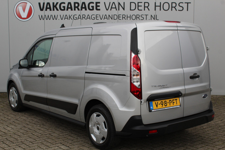Ford Transit Connect 1.5-120pk EcoBlue L2 Trend / 8traps-AUTOMAAT ! Erg nette Ford Transit Connect, laadruimte v.v. van een praktisch inbouw. Autm. airco dual, 3-zits, metallic lak, pdc v+a, Apple carplay, schuifdeur li+re, navigatie, cruise cntrl, stoelverwarming, camera etc.