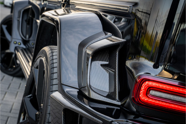 Mercedes-Benz G-Klasse MANSORY G63 800 Widestar - Panorama | 24 Inch | Burmester | Carbon details | Certificaat | 360 camera
