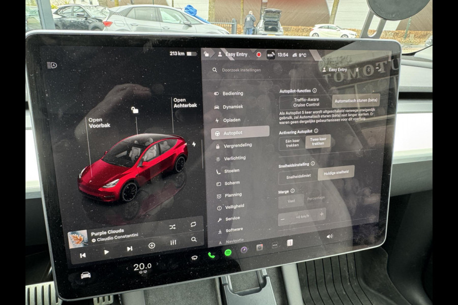 Tesla Model Y Performance AWD 75 kWh AFNEEMBARE TREKHAAK| CHERRY RED| VOLLEDIGE TESLA GARANTIE TOT 14-12-2027 OF 80K KM|1STE EIGENAAR ORIG. NL| AUTOPILOT| STOELVERWARMING VOOR + ACHTER|