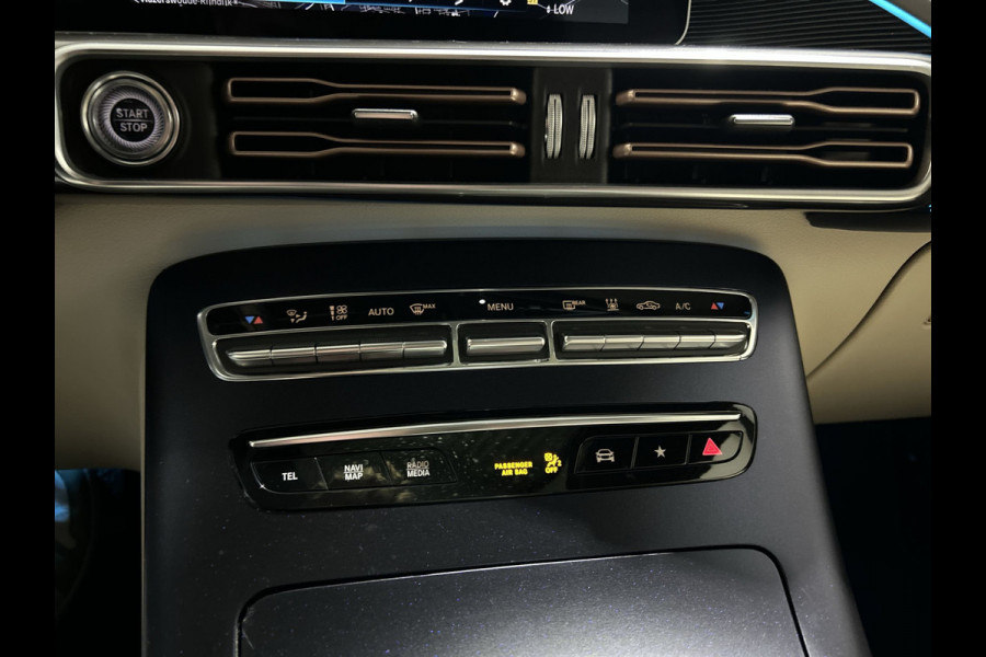 Mercedes-Benz EQC 400 4MATIC Premium 80 kWh | paarse wrap | beige interieur | lichtmetalen velgen Soh (batterijcheck) Waarde 96,6 %