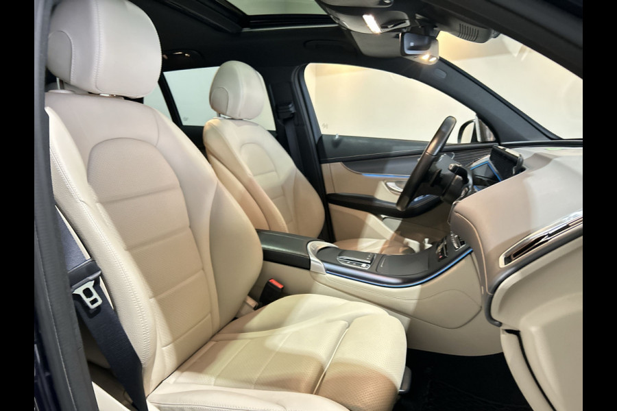 Mercedes-Benz EQC 400 4MATIC Premium 80 kWh | paarse wrap | beige interieur | lichtmetalen velgen Soh (batterijcheck) Waarde 96,6 %