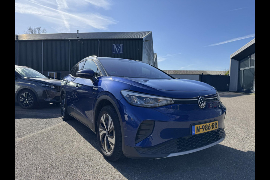 Volkswagen ID.4 City 52 kWh WARMTEPOMP| STOELVERWARMING + STUURVERWARMING|VOORRUIT VERWARMING| APPLE CARPLAY/ ANDROID AUTO| ADAPTIVE CRUISE CONTROL| RIJKLAARPRIJS. INCL 12 MND BOVAG GARANTIE