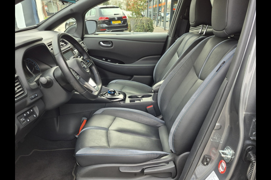 Nissan Leaf BWJ 2022 | e+ Bus Executive 62 kWh LONG RANGE | LEDER | STOEL&STUUR VERW | 360 CAMERA | NAVI | CLIMA | PDC 2X | 17'' LMV