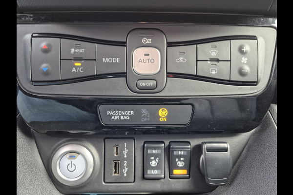 Nissan Leaf BWJ 2022 | e+ Bus Executive 62 kWh LONG RANGE | LEDER | STOEL&STUUR VERW | 360 CAMERA | NAVI | CLIMA | PDC 2X | 17'' LMV