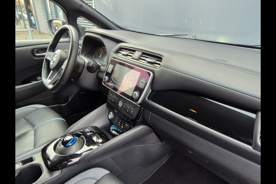 Nissan Leaf BWJ 2022 | e+ Bus Executive 62 kWh LONG RANGE | LEDER | STOEL&STUUR VERW | 360 CAMERA | NAVI | CLIMA | PDC 2X | 17'' LMV