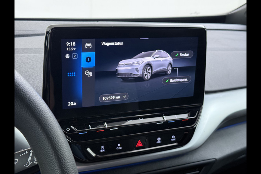 Volkswagen ID.4 82kWh SOH 95% Trekhaak Navi Ecc Adap.Cruise Apple Carplay Android Auto Pdc Pro Edition Led Lmv Isofix DAB Wifi Bluetooth Rijstrooksensor 1.000KG Trekgewicht 1e Eigenaar Origineel Nederlandse Auto