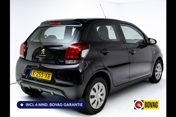 Peugeot 108 1.0 e-VTi Active 73 PK | Airconditioning | BT Telefoon & Audio | DAB | Led Dagrijverlichting | Zwart met. | Multifunctioneel stuurwiel, Centrale vergrendeling met afstandsbediening