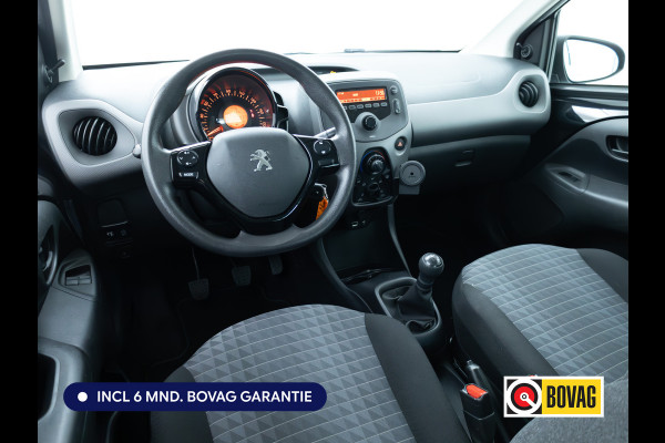 Peugeot 108 1.0 e-VTi Active 73 PK | Airconditioning | BT Telefoon & Audio | DAB | Led Dagrijverlichting | Zwart met. | Multifunctioneel stuurwiel, Centrale vergrendeling met afstandsbediening