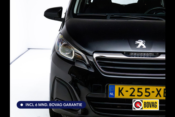 Peugeot 108 1.0 e-VTi Active 73 PK | Airconditioning | BT Telefoon & Audio | DAB | Led Dagrijverlichting | Zwart met. | Multifunctioneel stuurwiel, Centrale vergrendeling met afstandsbediening