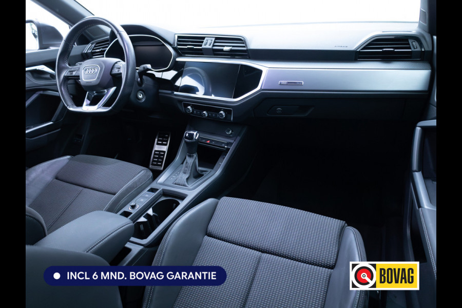 Audi Q3 Sportback 45 TFSI e S Edition 245 PK | 2x S-Line | Elec. achterklep | 360 Camera | Virtual cockpit | Navigatie | Cruise control, Apple Carplay, Android auto