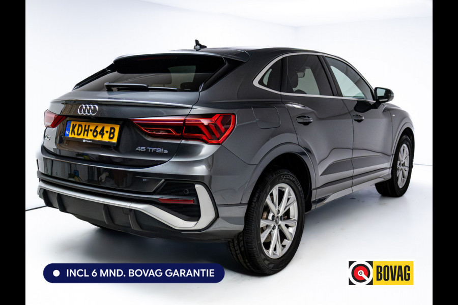 Audi Q3 Sportback 45 TFSI e S Edition 245 PK | 2x S-Line | Elec. achterklep | 360 Camera | Virtual cockpit | Navigatie | Cruise control, Apple Carplay, Android auto